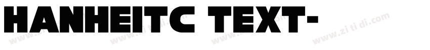 HanHeiTC Text字体转换